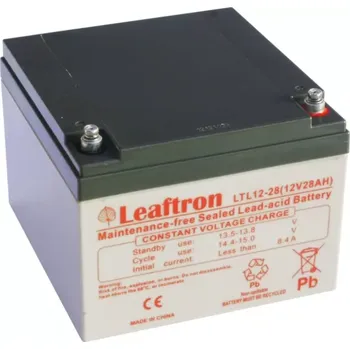 Trakční baterie Leaftron LTL12-28 (12V/28Ah) záložní, bezúdržbový, akumulátor