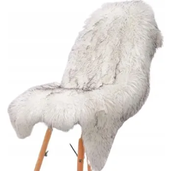 Koberec Umělá ovčí kůže 90 cm bílá