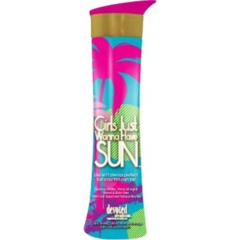 Přípravek do solárií Devoted Creations Girls Just Wanna Have Sun 250ml
