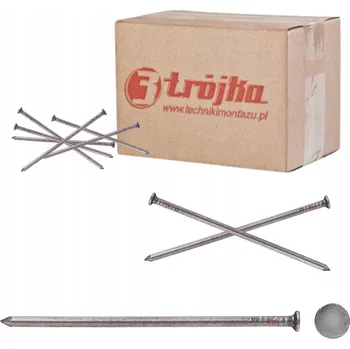 Hřebík STAVEBNÍ HŘEBY ČERNÉ 3" 3x80mm - 10KG (baleno po 1KG)