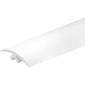 Stavební profil Elastický podlahový profil PVC 40mm 3m Bílý