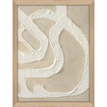 Obraz Ručně malovaný obraz 32,5x42,5 cm Raw organic – Malerifabrikken ID_1734994