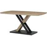 Jídelní stůl TERATO — 165x90x75, MDF, hnědá Autronic