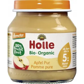 HOLLE BIO JABLEČNÉ PYRÉ BEZ PŘIDANÉHO CUKRU 125g OD 5 MĚSÍCŮ