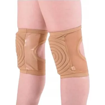 Chránič kolene CHRÁNIČE KOLEN pro pole dance, síťované, béžové, velikost L M-pole