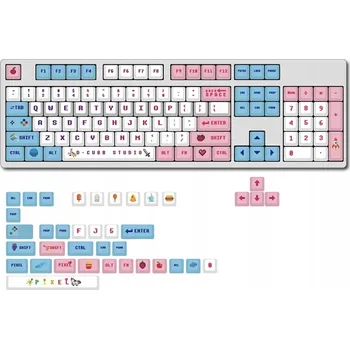 Klávesnice Mechanická klávesnice Keycaps PBT Pixels