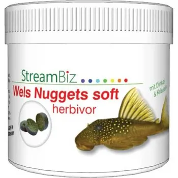 Krmivo pro rybičky StreamBiz Pleco nugety herbivor pro býložravce 250 g