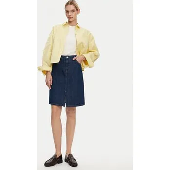 Dámská sukně Tommy Hilfiger Džínová sukně WW0WW44390 Tmavomodrá Regular Fit 38