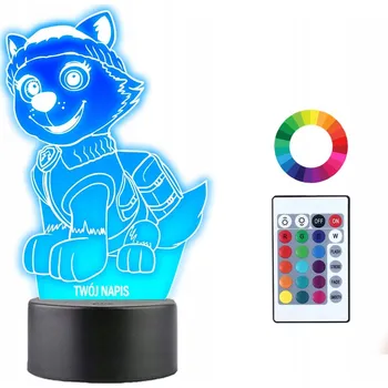 Lampička Plexido vícebarevná Noční lampa