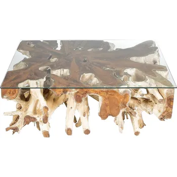 Zahradní stůl DEOKORK Teakový stolek BRANCH XXIII