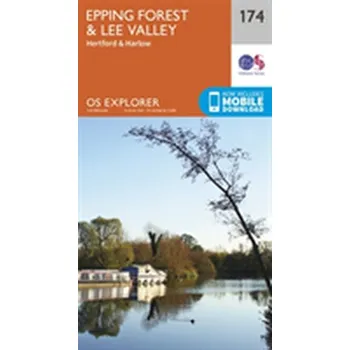 Encyklopedie Epping Forest & Lee Valley - Ordnance Survey [EN] (2015, Skládaná mapa, Ordnance Survey)