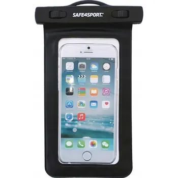 Pouzdro na mobilní telefon Pouzdro vodotěsné na telefon Safe4sport černé IP68 do 5 m