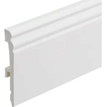 Podlahová lišta Lišta Salag PVC 16 x 80, délka 20 cm, bílá