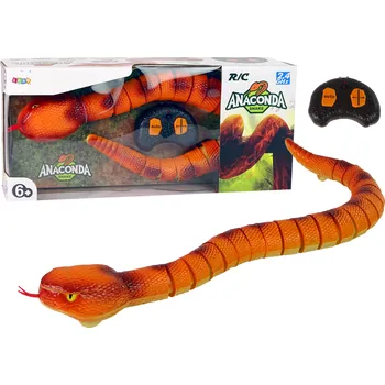 RC model ostatní Mamido Had na dálkové ovládání 70 cm oranžový