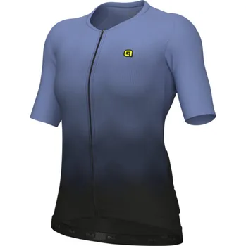 Cyklistické oblečení ALÉ Cyklistický dres s krátkým rukávem - R-EV1 VELOCITY 2.0 - světle modrá/černá M