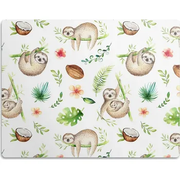 Miska pro psa Podložka pod misku pro psa Leniwce zvířata 45x35 cm