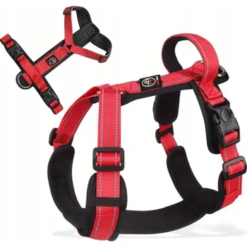 Postroj pro psa GUARD nastavitelné postroje pro malé psy CAPRI červené vel M