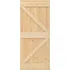 Interiérové dveře Masivní borové dveře 289109 100/210/3,6 přírodní