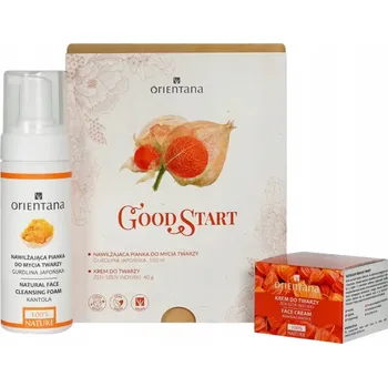 Kosmetická sada Orientana Sada Good Start Krém na obličej 40g + Čisticí pěna na obličej 150 Ml