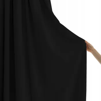 Závěs Zatemňovací závěsy s kroužky 350x170 ČERNÉ BLACKOUT Na Míru