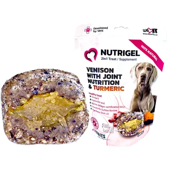 Krmivo pro psa LK Baits Pet Nutrigel Dog, Divočina s Kloubní Výživou a Kurkumou,L-XL,200g