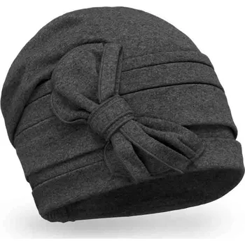 Čepice Bavlněná dámská čepice Krumlovanka W-0851/693 tmavě šedá