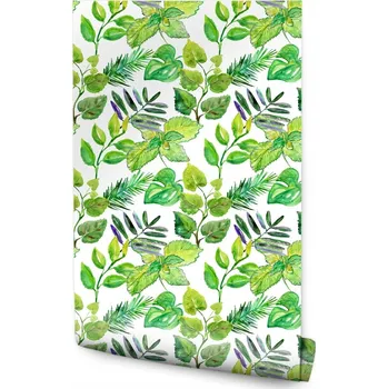 Fototapeta Tapeta lesní listí rostlin do kuchyně jídelny