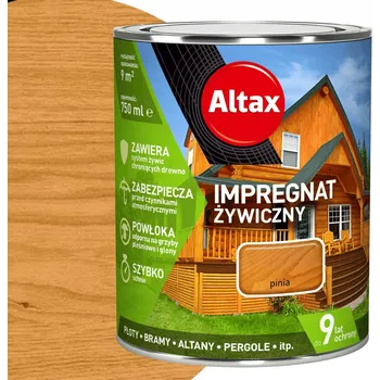 Vrták Lazura na dřevo ALTAX 750ml BOROVICE