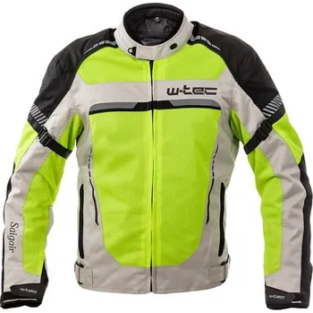 Moto bunda W-Tec Pánská letní moto bunda W-TEC Saigair Barva Fluo Yellow-Black, Velikost 5XL