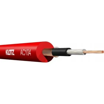 Audio kabel KLOTZ AC104 RT - nástrojový kabel, kytarový kabel červený (červený)