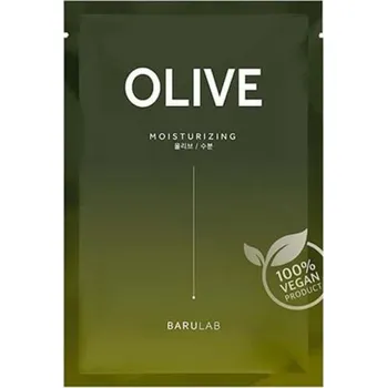 Pleťová maska Barulab Olive Moisturizing Vegan Mask - Čistící pleťová maska 23 g