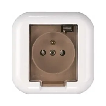 Elektrická zásuvka Abex Elektrická Zásuvka bílá