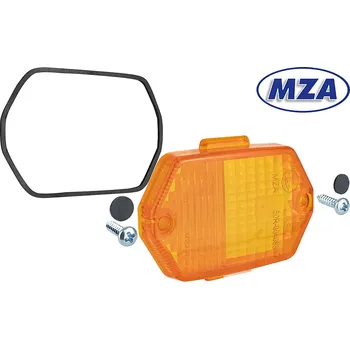 Motor pro motocykl Kryt blinkru hranatý Simson, MZ ETZ - oranžový - MZA