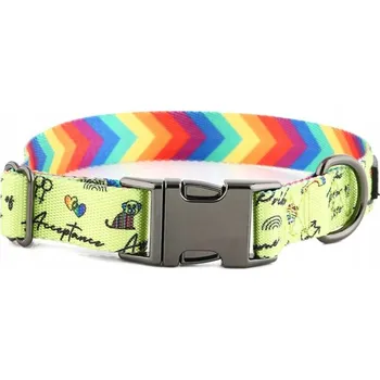 Obojek pro psa Obojek pro psa látkový s gravírováním HUGGY DOGGY vel. S