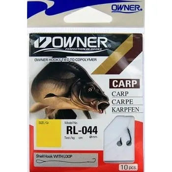 Rybářský háček HÁČKY OWNER RL-044 VELIKOST 8 S NÁVLAKEM 0,18 MM