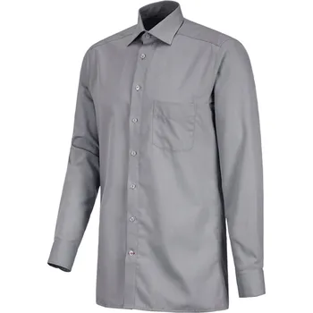 Pánská košile Business košile s dlouhým rukávem e.s.comfort velikost 42 šedá melanž Strauss Pracovní oblečení
