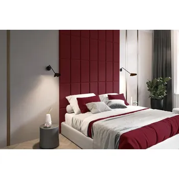 Egibi | Čalouněný nástěnný panel Velur NPO-04 | 60 x 30 cm | Bordó | ks + Dekorativní panel na zeď Velur NPO-04 v rozměru 60 x 30 cm, bordó