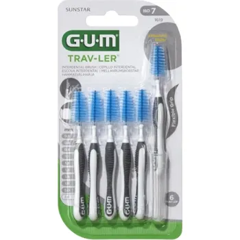 Zubní kartáček GUM Trav-ler mezizubní kartáčky 2,6 mm (černé), 50ks