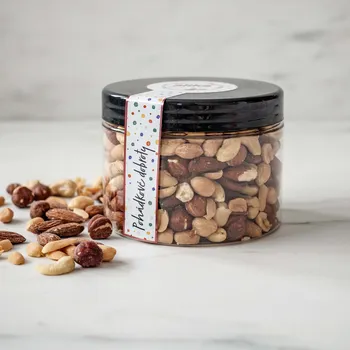 Alika Zdravé ořechy Dóza mix ořechů s arašídy 300g