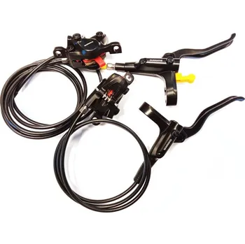 Brzda na kolo Brzdy Shimano MT200 sada přední 100 cm a zadní 170 cm kotoučová