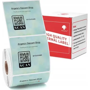 Samolepící etiketa Termální samolepicí etikety pro Phomemo M110 M120 M200 M220 M221 50x50