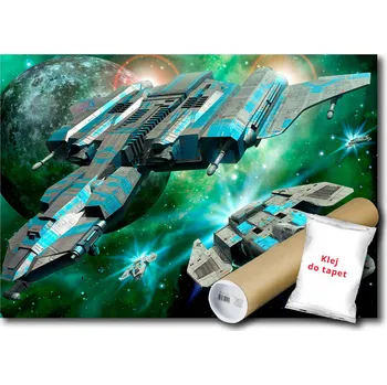 Fototapeta Vliesová fototapeta 312x219 Dětská - Kosmické lodě + lepidlo