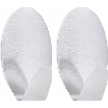 Věšák Samolepicí háčky, oválné věšáky 2 ks