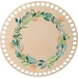 Dřevěné víko na košík - věnec Zvolte variantu: 40 cm