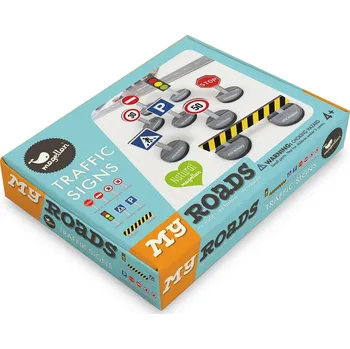 Vláček a vláčkodráha Magellan MyRoads Set dopravních značek