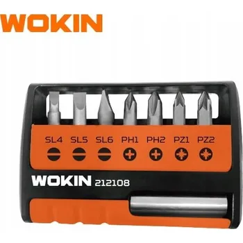 Bit SADA BITŮ A NÁSTAVCŮ 25mm S DRŽÁKEM 8 KS WOKIN