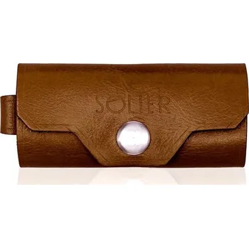 Peněženka Kožená hnědá peněženka na klíče SOLIER SA11 VINTAGE BROWN Velikost: ONE SIZE