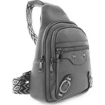 Městský batoh Šedý dámský batoh přes tělo Vespera