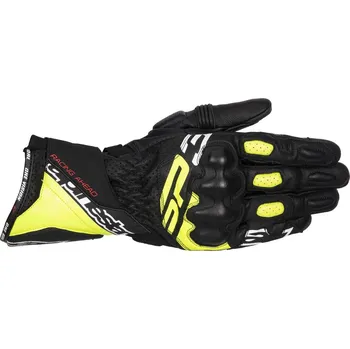 Moto rukavice Alpinestars SP-3 Gloves Black/Yellow Fluo/White XXL