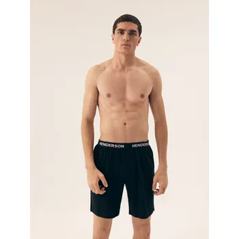 Pánské pyžamo Henderson 42697 Select M-2XL boxerky na spaní černá XXL